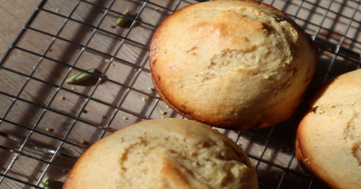 Maple Bourbon Glazed Cardamom Sweet Rolls - The Natural Foodie