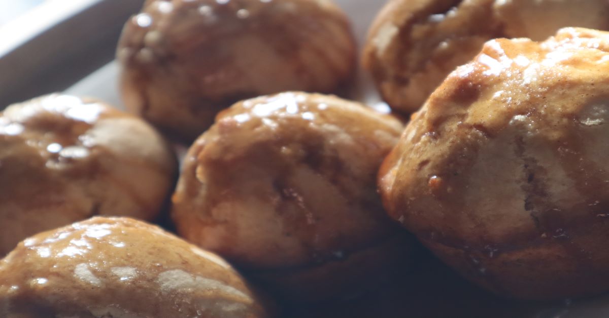 Orange and Cardamom Sweet Rolls with maple bourbon glaze